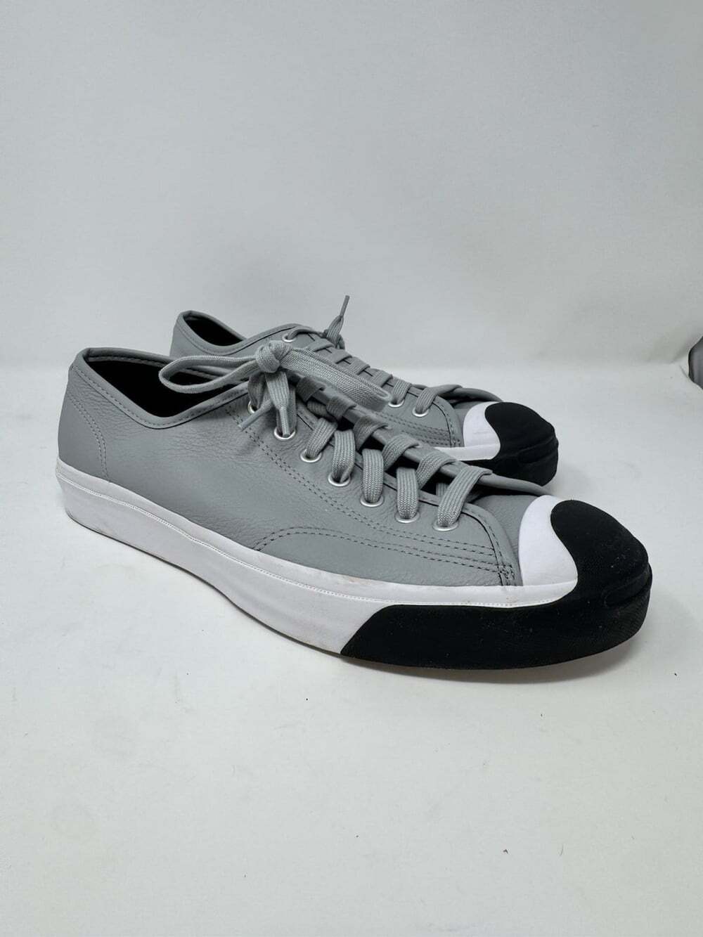 Converse Jack Purcell Low Gray And Black Men's Shoes Size 10